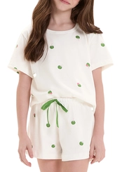 Pijama Infantil Menina Curto Cor com Amor 2050149