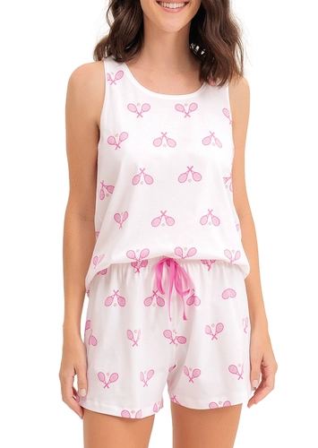 Pijama Feminino Curto Espaço Pijama 4010401