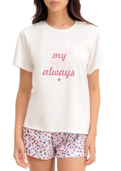 Pijama Feminino Curto Espaço Pijama 4010387