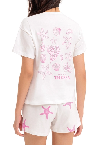 Pijama Feminino Curto Espaço Pijama 4010470
