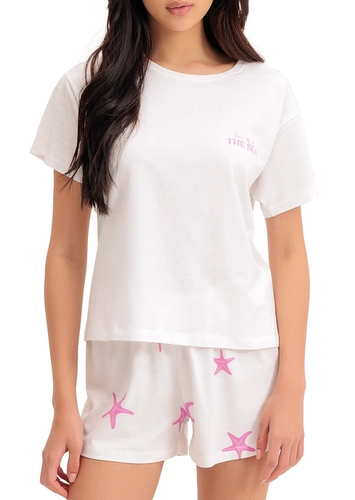 Pijama Feminino Curto Espaço Pijama 4010470