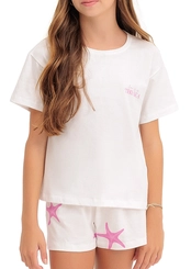Pijama Infantil Menina Curto Espaço Pijama 4050075