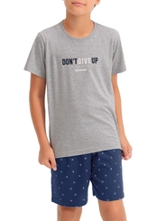 Pijama Infantil Menino Curto Espaço Pijama 4060022