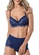 Look Sutiã com Aro e sem Bojo Atlante Demillus 64039 Taça B + Calcinha Caleçon Atlante Demillus 57039