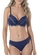 Look Sutiã com Aro e Bojo Greece Demillus 67070 Taça B + Calcinha Fio Dental Greece Demillus 51070