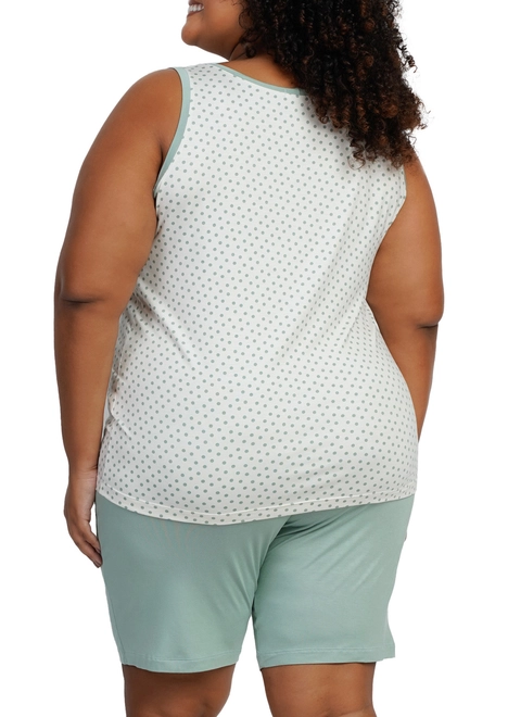 Pijama Feminino Curto Podiun 265083 Plus Size