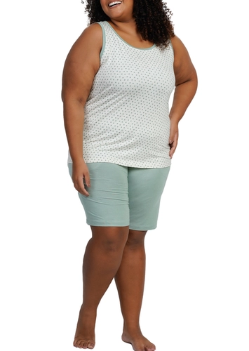 Pijama Feminino Curto Podiun 265083 Plus Size