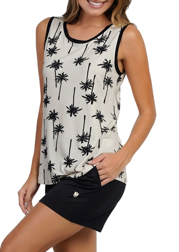 Pijama Feminino Curto Podiun 265090