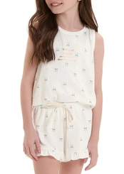 Pijama Infantil Menina Curto Cor com Amor 2050127