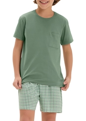 Pijama Infantil Menino Curto Cor com Amor 2060061