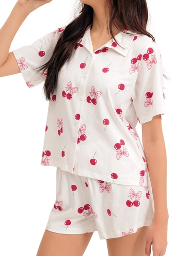 Pijama Feminino Curto com Abertura Espaço Pijama 4010461
