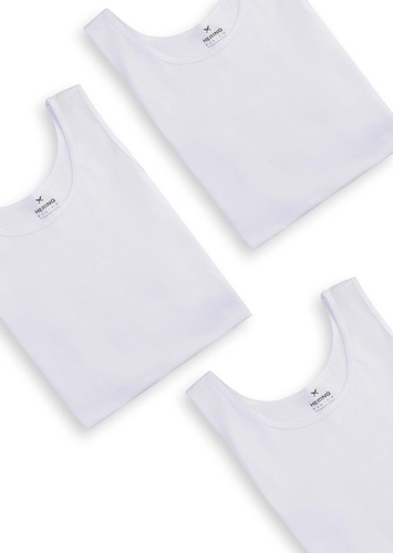 Kit com 3 Camisetas Regata Masculino Hering 4amv