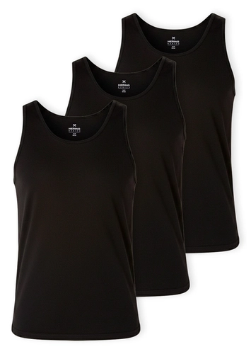 Kit com 3 Camisetas Regata Masculino Hering 4amv loading=