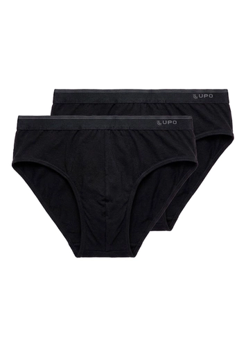 Kit com 2 Cuecas Slip Lupo 485-003
