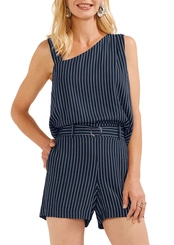 Look Blusa Feminina Regata Marialicia 184271 + Shorts Feminino Reto Marialicia 184291