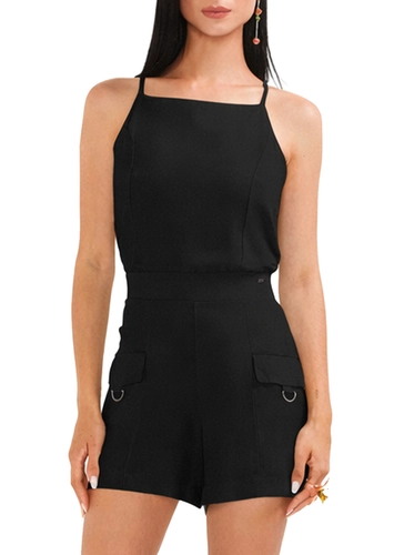 Look Blusa Feminina Regata Marialicia 184220 + Shorts Feminino Alfaiataria Marialicia 184282