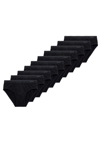 Kit com 10 Cuecas Slip Lupo 485-003