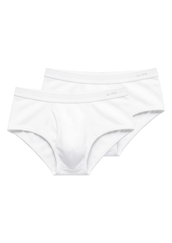 Kit com 2 Cuecas Slip Lupo com Abertura 546-003