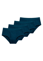 Kit com 4 Cuecas Slip Lupo com Abertura 546-003