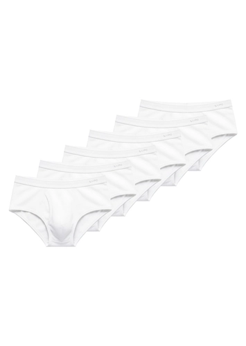 Kit com 6 Cuecas Slip Lupo com Abertura 546-003