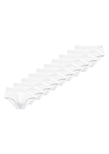 Kit com 10 Cuecas Slip Lupo com Abertura 546-003