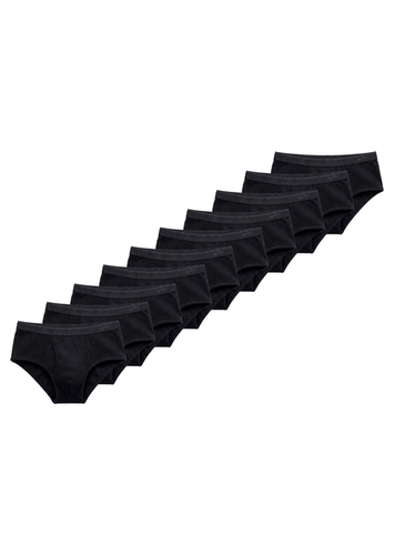 Kit com 10 Cuecas Slip Lupo com Abertura 546-003