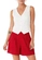 Look Colete Feminino Malwee 1000129167 + Shorts Feminino Alfaiataria Malwee 1000129161