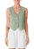 Look Colete Feminino Malwee 1000129167 + Shorts Feminino Alfaiataria Malwee 1000129161