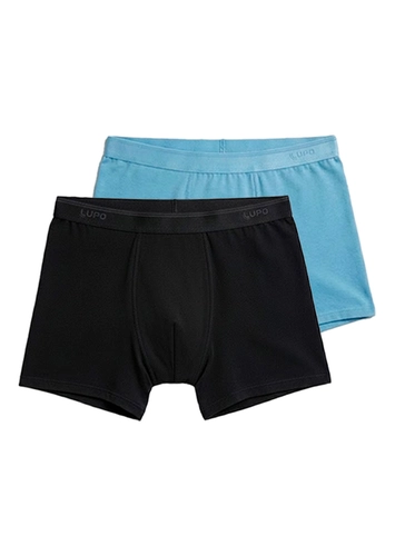 Kit com 2 Cuecas Boxer Lupo 615-003