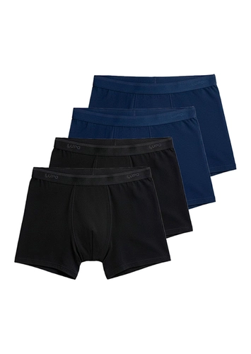 Kit com 4 Cuecas Boxer Lupo 615-003