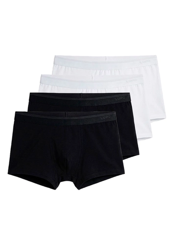Kit com 4 Cuecas Sunga Lupo 480-003