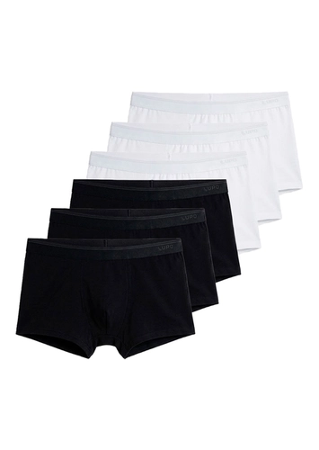 Kit com 6 Cuecas Sunga Lupo 480-003
