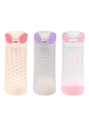 Kit 3 Pares de Meias Bebê Cano Médio Lupo 2038-089