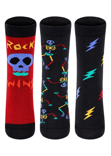 Kit 3 Pares de Meias Infantil Cano Médio Lupo 2630-989