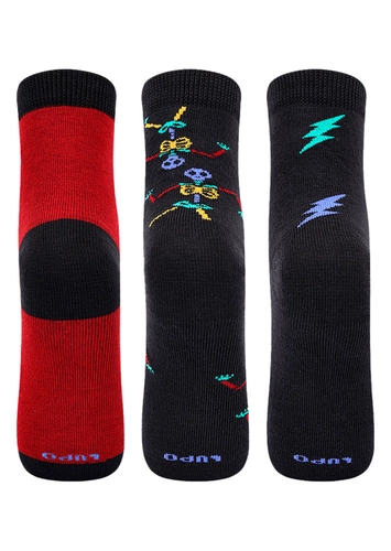 Kit 3 Pares de Meias Infantil Cano Médio Lupo 2630-989