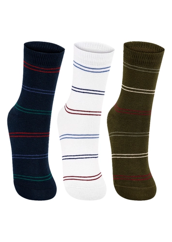 Kit 3 Pares de Meias Infantil Cano Médio Lupo 2630-989
