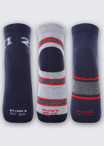 Kit 3 Pares de Meias Infantil Cano Médio Lupo 2630-989