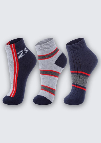 Kit 3 Pares de Meias Infantil Cano Médio Lupo 2630-989