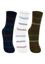 Kit 3 Pares de Meias Infantil Cano Médio Lupo 2630-989