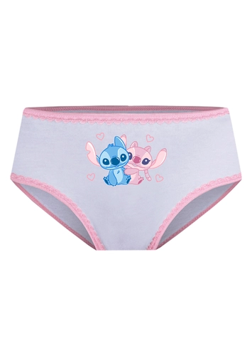 Kit com 3 Calcinhas Infantil Stitch Lupo 18203-089