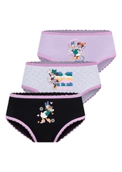 Kit com 3 Calcinhas Infantil Minnie Mouse Lupo 18200-089