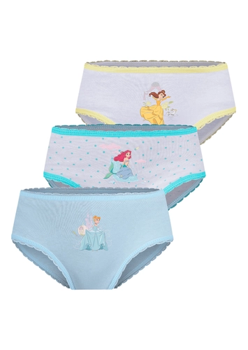 Kit com 3 Calcinhas Infantil Princesas Lupo 18201-089