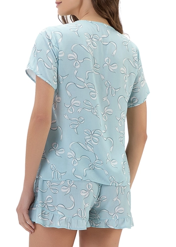 Pijama Feminino Curto com Abertura Cor com Amor 2011151