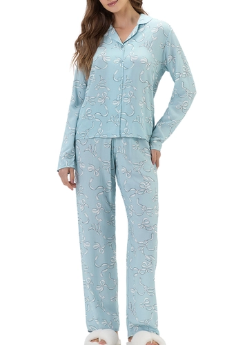 Pijama Feminino Longo com Abertura Cor com Amor 2011152