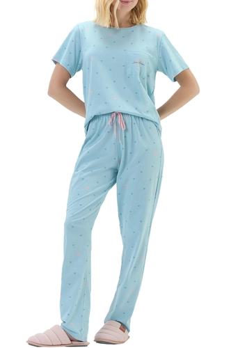 Pijama Feminino Longo Cor com Amor 2011143