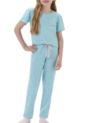 Pijama Infantil Menina Longo Cor com Amor 2050138