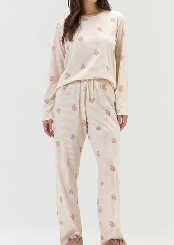 Pijama Feminino Longo Cor com Amor 2011184