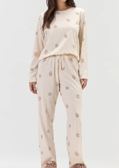 Pijama Feminino Longo Cor com Amor 2011184