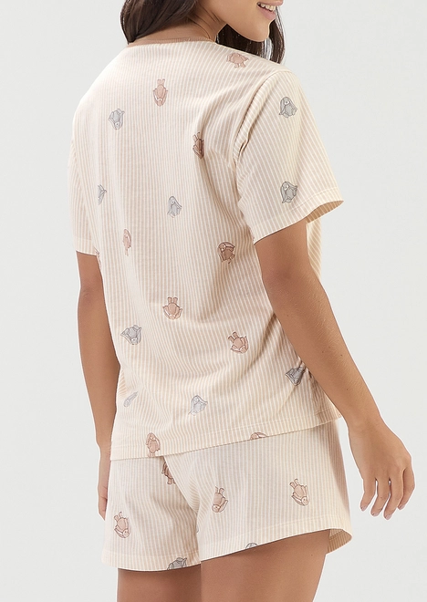 Pijama Feminino Curto Cor com Amor 2011185