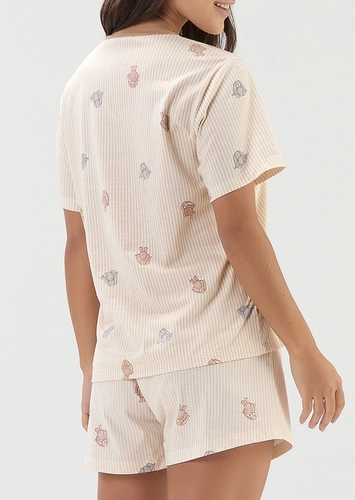 Pijama Feminino Curto Cor com Amor 2011185
